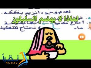 لماذا لا يهضم السليلوز في جسم الانسان